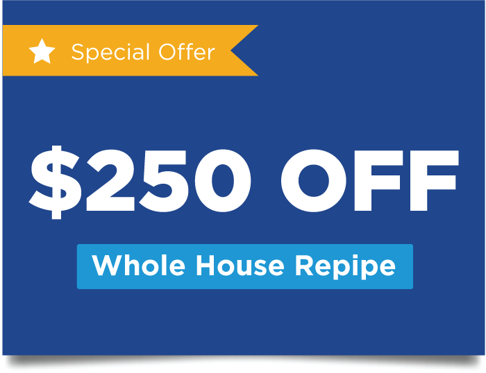 $250 Off Whole House Repipe